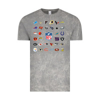 Cloud Rock american football team collage    wall art Vintage Tee - PixelFlow