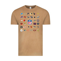 Vintage Camel american football team collage    wall art Vintage Tee - PixelFlow