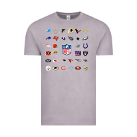 Vintage Zinc american football team collage    wall art Vintage Tee - PixelFlow