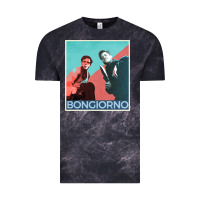 Cloud Black Inglorious Basterds - Bongiorno poster GIFT Vintage Tee - PixelFlow