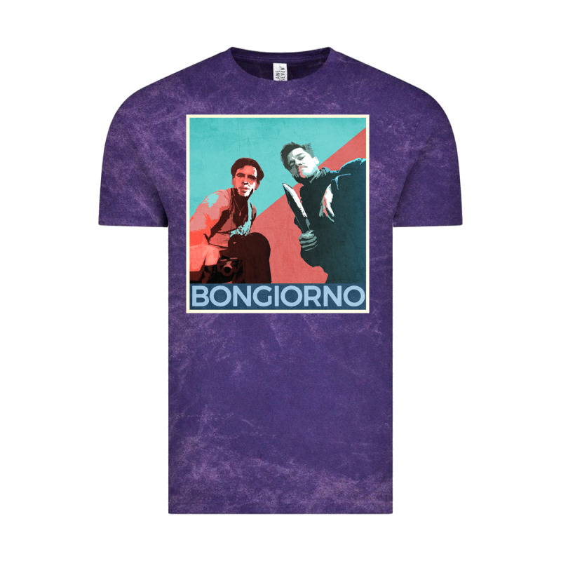 Inglorious Basterds - Bongiorno Poster Gift Vintage Tee by PixelFlow | Teevron