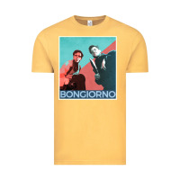 Vintage Mustard Inglorious Basterds - Bongiorno poster GIFT Vintage Tee - PixelFlow