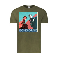Vintage Olive Inglorious Basterds - Bongiorno poster GIFT Vintage Tee - PixelFlow