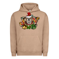 Pigment Burro Christmas joy english bulldog Urban Hoodie - BarkalooDesign