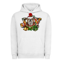 Pigment Lunar Rock Christmas joy english bulldog Urban Hoodie - BarkalooDesign