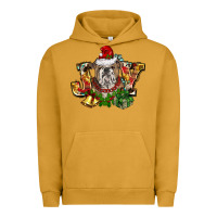 Pigment Peanut Butter Christmas joy english bulldog Urban Hoodie - BarkalooDesign