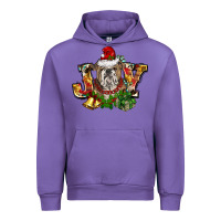 Tulip Christmas joy english bulldog Urban Hoodie - BarkalooDesign