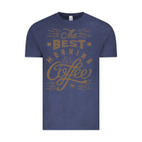 Vintage Denim The Best Morning Coffee Vintage Tee - PixelFlow