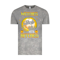 Cloud Rock witches with hitches funny halloween costume gift Vintage Tee - PixelFlow