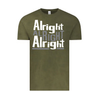Vintage Olive matthew mcconaughey dazed & confused alright alright alright hipster t Vintage Tee - PixelFlow