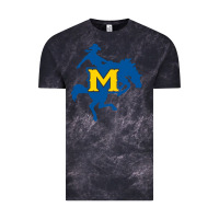 Cloud Black mcneese  athletics Vintage Tee - PixelFlow