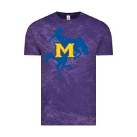 Cloud Purple mcneese  athletics Vintage Tee - PixelFlow
