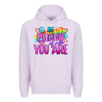 Lilac Be Proud Of Who You Are Premium Hoodie - BundleAndBundleShop