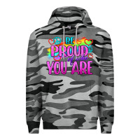 Slate Camo Be Proud Of Who You Are Premium Hoodie - BundleAndBundleShop
