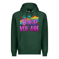 Sports Green Be Proud Of Who You Are Premium Hoodie - BundleAndBundleShop