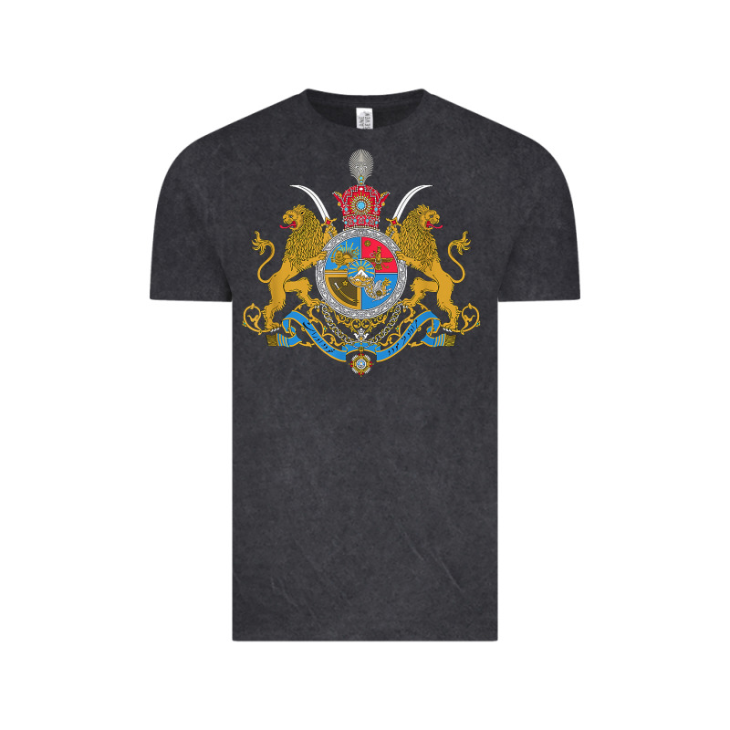 Iran Coat Of Arms Flag Souvenir Iranian Persian Vintage Tee by PixelFlow | Teevron