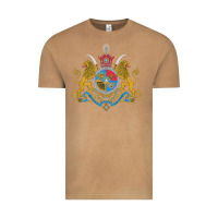 Vintage Camel Iran Coat of arms Flag souvenir Iranian Persian Vintage Tee - PixelFlow