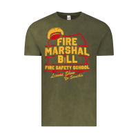 Fire Marshal Bill Fire Safety School Funny Firefighter T Shirt Vintage Tee | Teevron