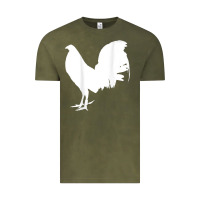 Vintage Olive game fowl gallegos, rooster, chicken t shirt Vintage Tee - PixelFlow