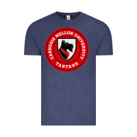 Vintage Denim carnegie mellon tartans Vintage Tee - SnappyArt