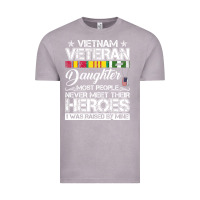 Vintage Zinc VietNam Veteran daughter Most People Never Meet Their Heroes Vintage Tee - SnappyArt