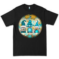 Black Winter Gnomies Ornament Premium Tee - BundleAndBundleShop