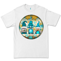 White Winter Gnomies Ornament Premium Tee - BundleAndBundleShop