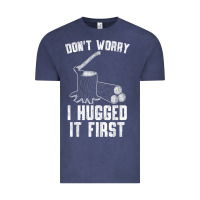 Vintage Denim lumberjack don't worry i hugged it first lumberjack wood cutter logger Vintage Tee - SnappyArt