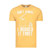 Vintage Mustard lumberjack don't worry i hugged it first lumberjack wood cutter logger Vintage Tee - SnappyArt