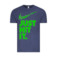 Vintage Denim Just Hit It Cannabis Weed Vintage Retro Design for Weed Lover Vintage Tee - SnappyArt