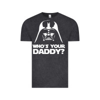 Vintage Black darth vader who's your daddy Vintage Tee - SnappyArt