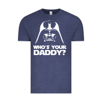 Vintage Denim darth vader who's your daddy Vintage Tee - SnappyArt