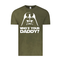 Vintage Olive darth vader who's your daddy Vintage Tee - SnappyArt