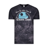 Cloud Black when you wish upon a death star Vintage Tee - SnappyArt
