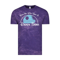 Cloud Purple when you wish upon a death star Vintage Tee - SnappyArt