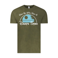 Vintage Olive when you wish upon a death star Vintage Tee - SnappyArt