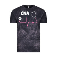 Cloud Black cna nurse t shirt Vintage Tee - SnappyArt