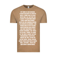 Vintage Coffee MY NAME IS ZAK BAGANS - GHOST ADVENTURES Vintage Tee - SnappyArt