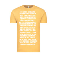 Vintage Mustard MY NAME IS ZAK BAGANS - GHOST ADVENTURES Vintage Tee - SnappyArt