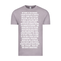 Vintage Zinc MY NAME IS ZAK BAGANS - GHOST ADVENTURES Vintage Tee - SnappyArt