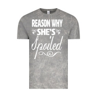 Cloud Rock the reason she is spoiled couples matching set valentines t shirt Vintage Tee - SnappyArt