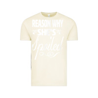 Vintage Arctic the reason she is spoiled couples matching set valentines t shirt Vintage Tee - SnappyArt