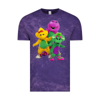 Cloud Purple new 755 barney and friends cute Vintage Tee - SnappyArt