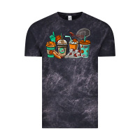 Cloud Black Basketball coffee cups Vintage Tee - NancyCooperArtShop