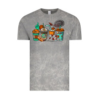 Cloud Rock Basketball coffee cups Vintage Tee - NancyCooperArtShop