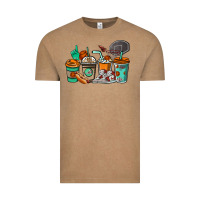 Vintage Coffee Basketball coffee cups Vintage Tee - NancyCooperArtShop