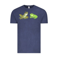 Vintage Denim The Princess and the Frog Tiana and Naveen Art Vintage Tee - SnappyArt