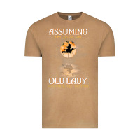 Vintage Camel assuming i'm just an old lady was your first mistake witch Vintage Tee - SnappyArt