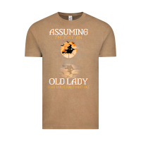 Vintage Coffee assuming i'm just an old lady was your first mistake witch Vintage Tee - SnappyArt