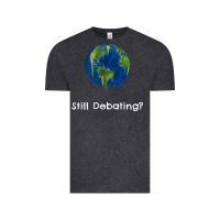 Vintage Black environmental climate change still debating summer Vintage Tee - SnappyArt